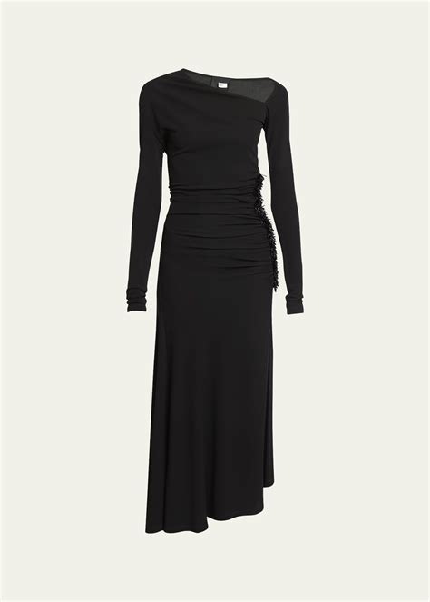 givenchy evening gowns 40s|givenchy sleeveless asymmetric hem dress.